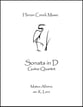 Sonata in D Guitar and Fretted sheet music cover